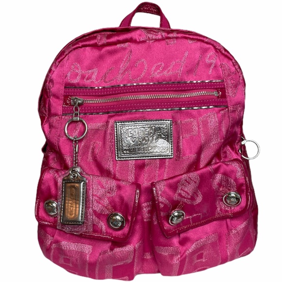 Coach Pretty in Pink POPPY Storypatch Backpack main image 5